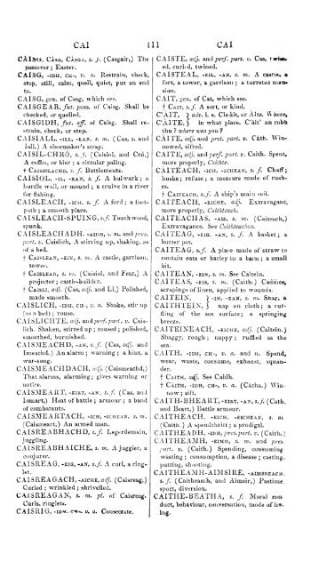 A dictionary of the Gaelic language, in two parts, I. Gaelic and ...