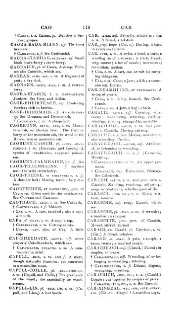 A dictionary of the Gaelic language, in two parts, I. Gaelic and ...