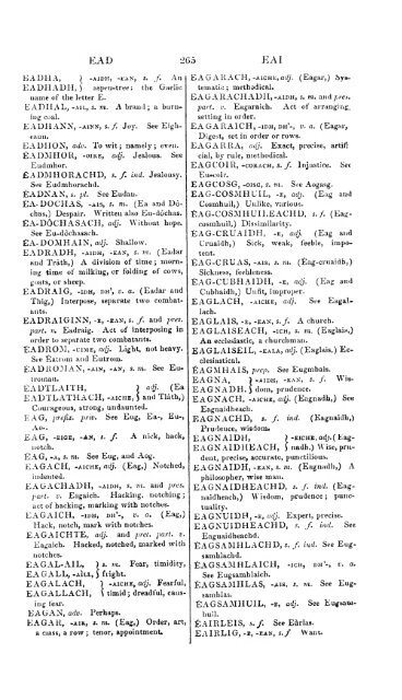 A dictionary of the Gaelic language, in two parts, I. Gaelic and ...