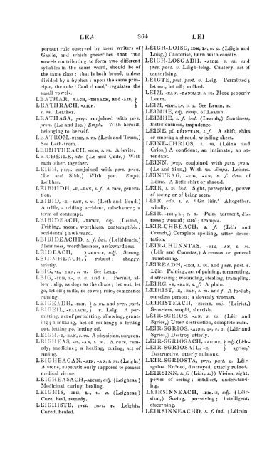 A dictionary of the Gaelic language, in two parts, I. Gaelic and ...