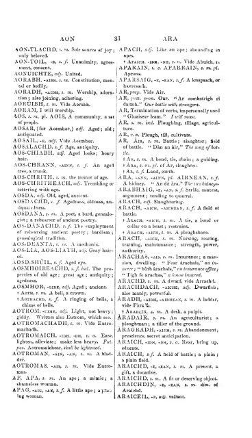 A dictionary of the Gaelic language, in two parts, I. Gaelic and ...