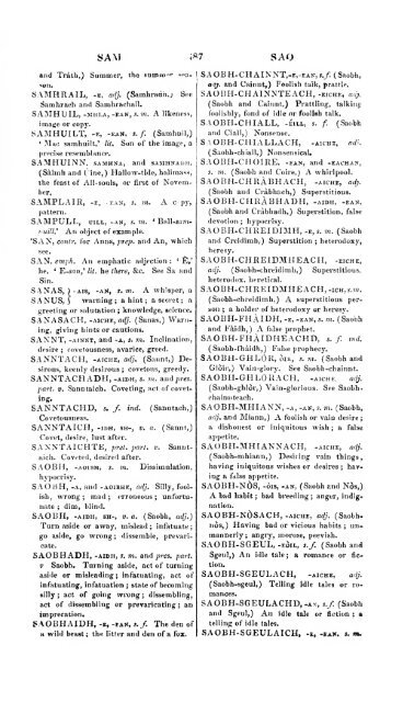 A dictionary of the Gaelic language, in two parts, I. Gaelic and ...