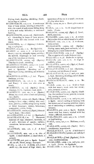 A dictionary of the Gaelic language, in two parts, I. Gaelic and ...