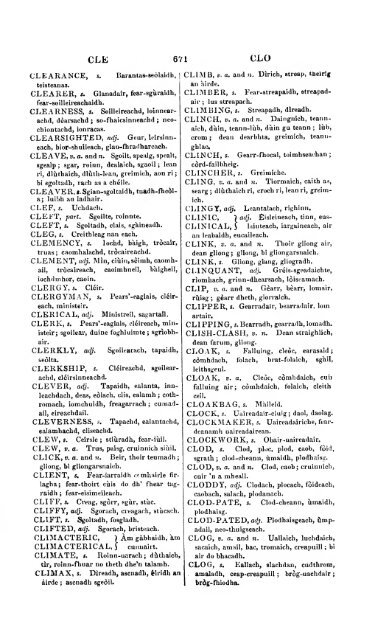 A dictionary of the Gaelic language, in two parts, I. Gaelic and ...