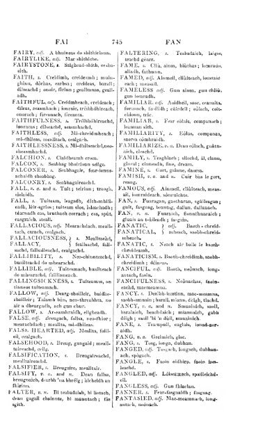 A dictionary of the Gaelic language, in two parts, I. Gaelic and ...