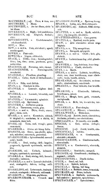 A dictionary of the Gaelic language, in two parts, I. Gaelic and ...