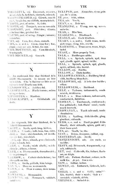 A dictionary of the Gaelic language, in two parts, I. Gaelic and ...