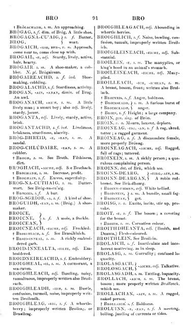 A dictionary of the Gaelic language, in two parts, I. Gaelic and ...