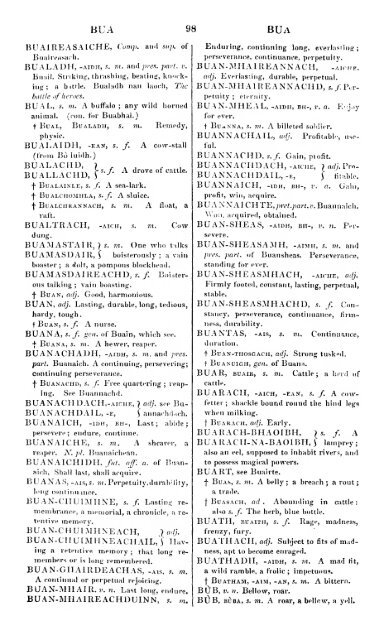 A dictionary of the Gaelic language, in two parts, I. Gaelic and ...