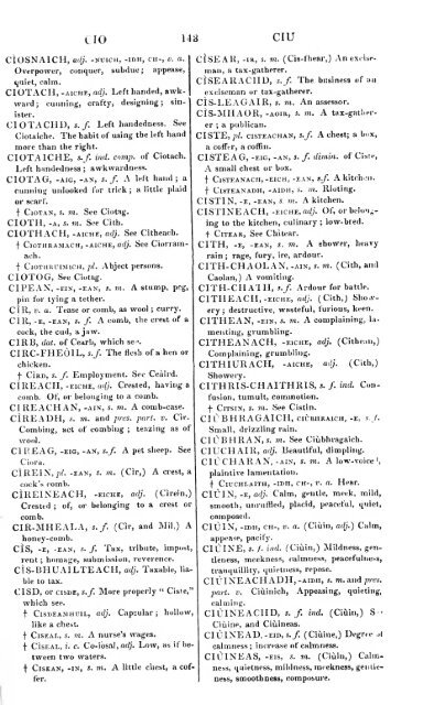 A dictionary of the Gaelic language, in two parts, I. Gaelic and ...