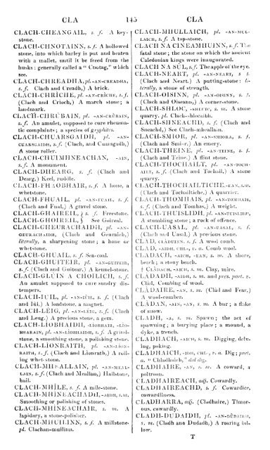 A dictionary of the Gaelic language, in two parts, I. Gaelic and ...