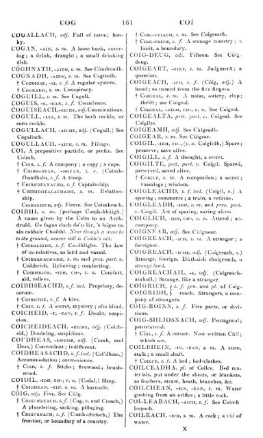 A dictionary of the Gaelic language, in two parts, I. Gaelic and ...