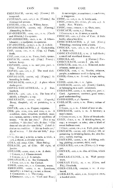 A dictionary of the Gaelic language, in two parts, I. Gaelic and ...