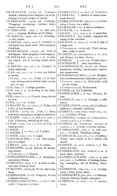 A dictionary of the Gaelic language, in two parts, I. Gaelic and ...