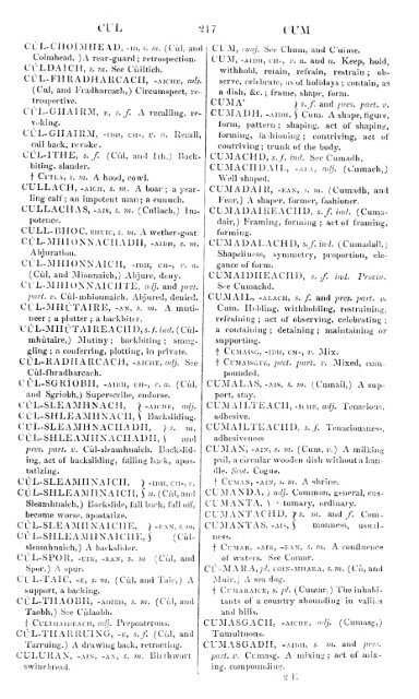 A dictionary of the Gaelic language, in two parts, I. Gaelic and ...