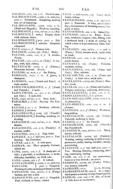 A dictionary of the Gaelic language, in two parts, I. Gaelic and ...