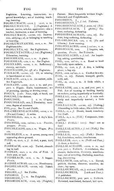 A dictionary of the Gaelic language, in two parts, I. Gaelic and ...