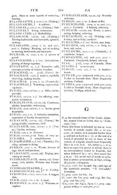 A dictionary of the Gaelic language, in two parts, I. Gaelic and ...