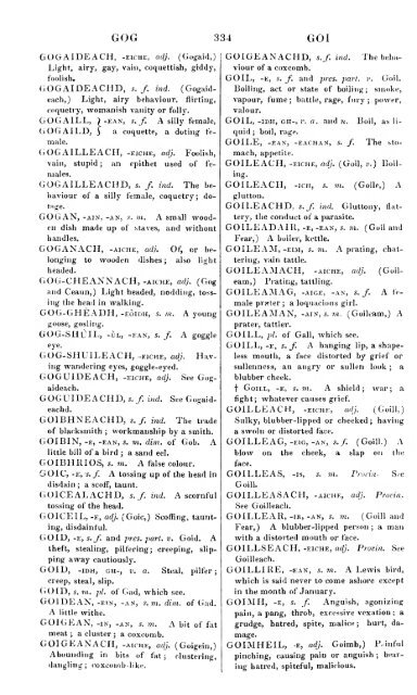 A dictionary of the Gaelic language, in two parts, I. Gaelic and ...