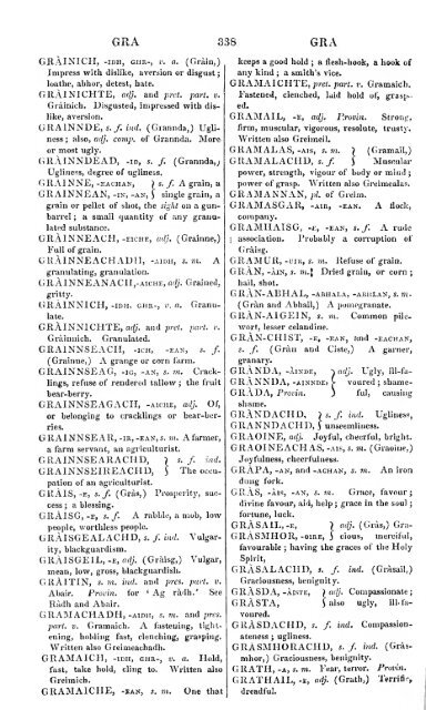 A dictionary of the Gaelic language, in two parts, I. Gaelic and ...