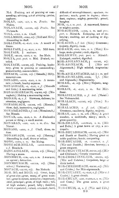 A dictionary of the Gaelic language, in two parts, I. Gaelic and ...