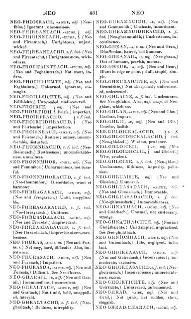 A dictionary of the Gaelic language, in two parts, I. Gaelic and ...