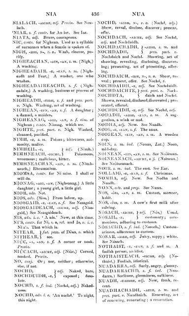 A dictionary of the Gaelic language, in two parts, I. Gaelic and ...