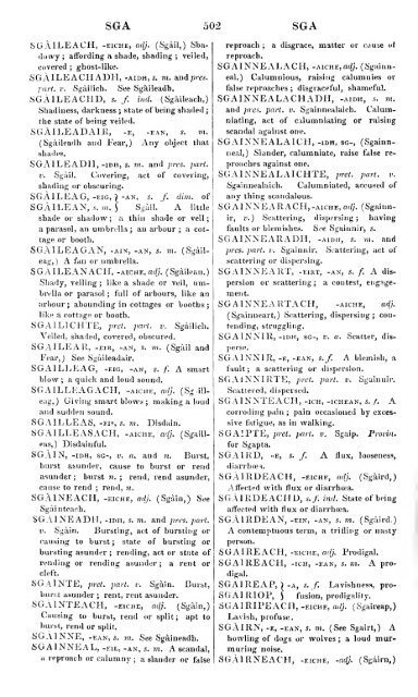 A dictionary of the Gaelic language, in two parts, I. Gaelic and ...