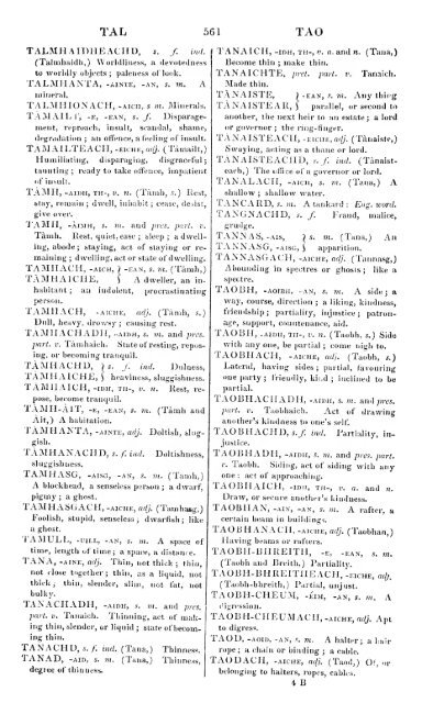 A dictionary of the Gaelic language, in two parts, I. Gaelic and ...