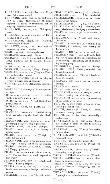 A dictionary of the Gaelic language, in two parts, I. Gaelic and ...