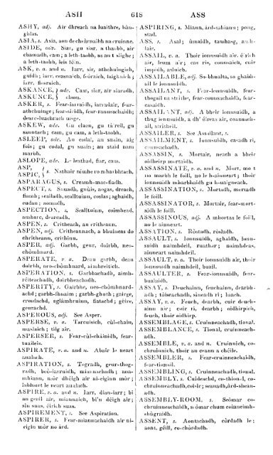 A dictionary of the Gaelic language, in two parts, I. Gaelic and ...