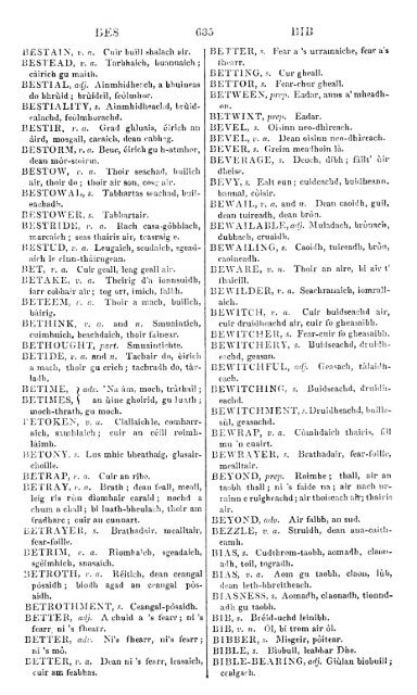 A dictionary of the Gaelic language, in two parts, I. Gaelic and ...