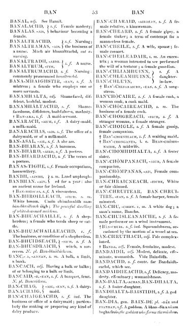 A dictionary of the Gaelic language, in two parts, I. Gaelic and ...