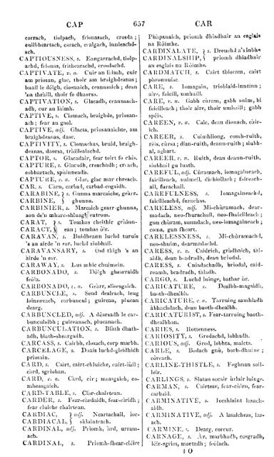 A dictionary of the Gaelic language, in two parts, I. Gaelic and ...