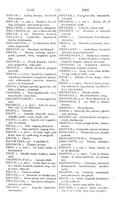 A dictionary of the Gaelic language, in two parts, I. Gaelic and ...