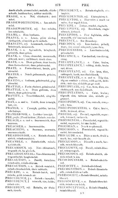 A dictionary of the Gaelic language, in two parts, I. Gaelic and ...