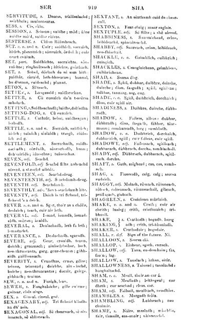 A dictionary of the Gaelic language, in two parts, I. Gaelic and ...