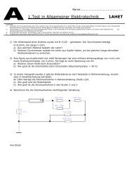 1.Test in Allgemeiner Elektrotechnik 1AHET - T-i-p-s.at