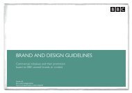 BRAND AND DESIGN GUIDELINES - BBC