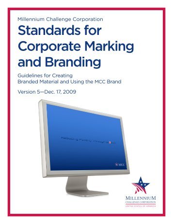 Standards for Corporate Marking and Branding - Millennium ...