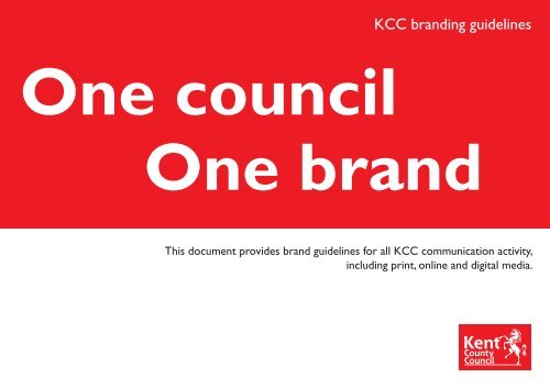 KCC branding guidelines - Kent County Council