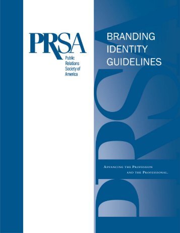 Branding Identity Guidelines - Public Relations Society of America