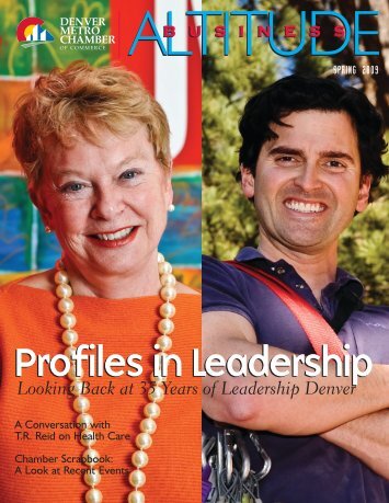 Profiles in Leadership - Denver Metro Chamber of Commerce