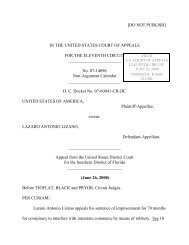 USA v. Lazaro Antonio Lizano - Court of Appeals - 11th Circuit