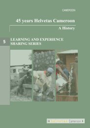 45 years Helvetas Cameroon