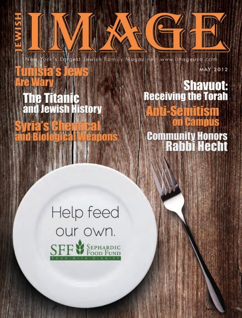 Front cover.indd 1 4/26/2012 3:11:06 PM - Jewish Image Magazine