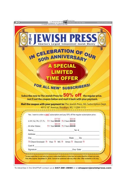 Brooklyn Edition - Jewish Press