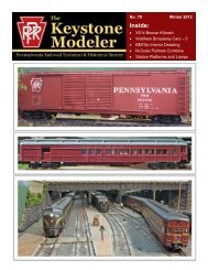 The Keystone Modeler, No. 79, Winter 2012, PRRT&HS