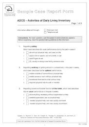 ADCS-ADL Scale, Scoring and Manual - Dementia Outcomes ...