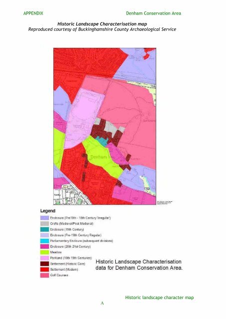 Denham Conservation Area Character Appraisal September 2008 in